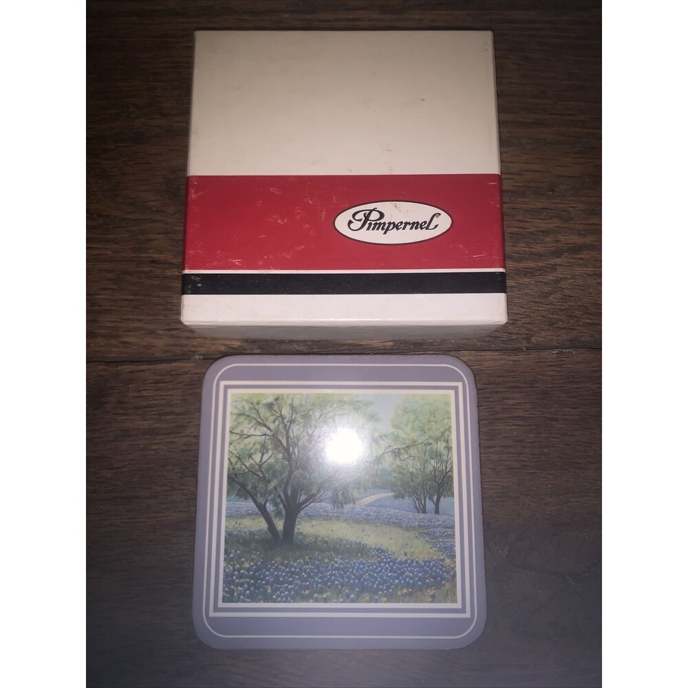 Vintage Pimpernel Coasters - Hibiscus California
